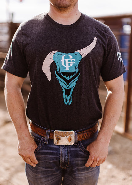 Bull skull tee